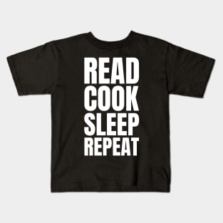 Chef's Recipe for Reading: A Perfect Gift for Book Lovers who Cook Kids T-Shirt